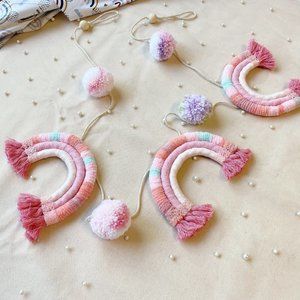 Rainbow Garland, Rainbow Garland Nursery, Rainbow Garland Baby Room Garland